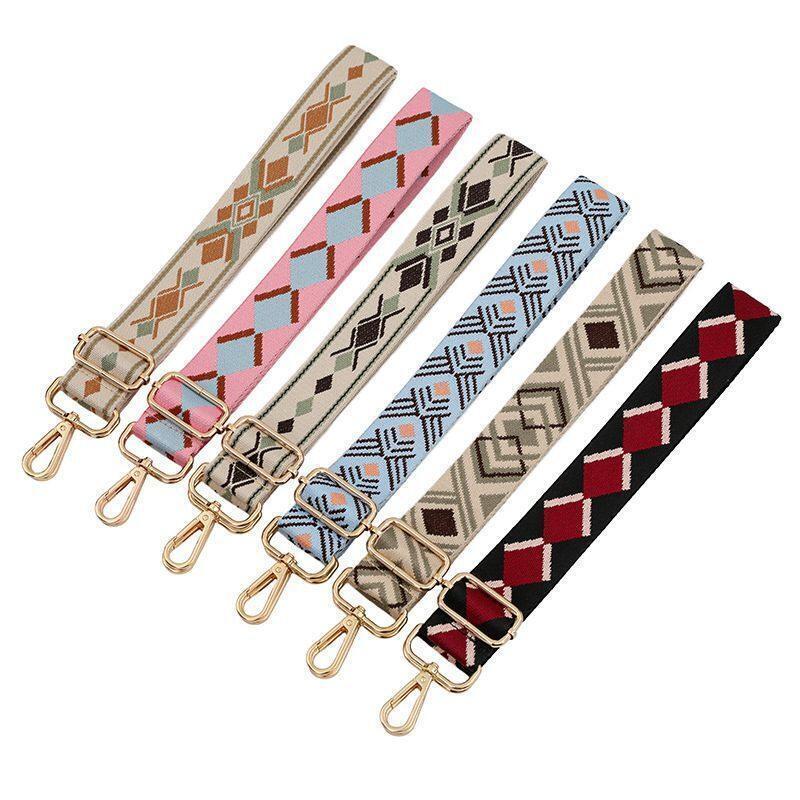Fashionable 3.8cm width adjustable crossbody strap custom replacement handbag bag strap