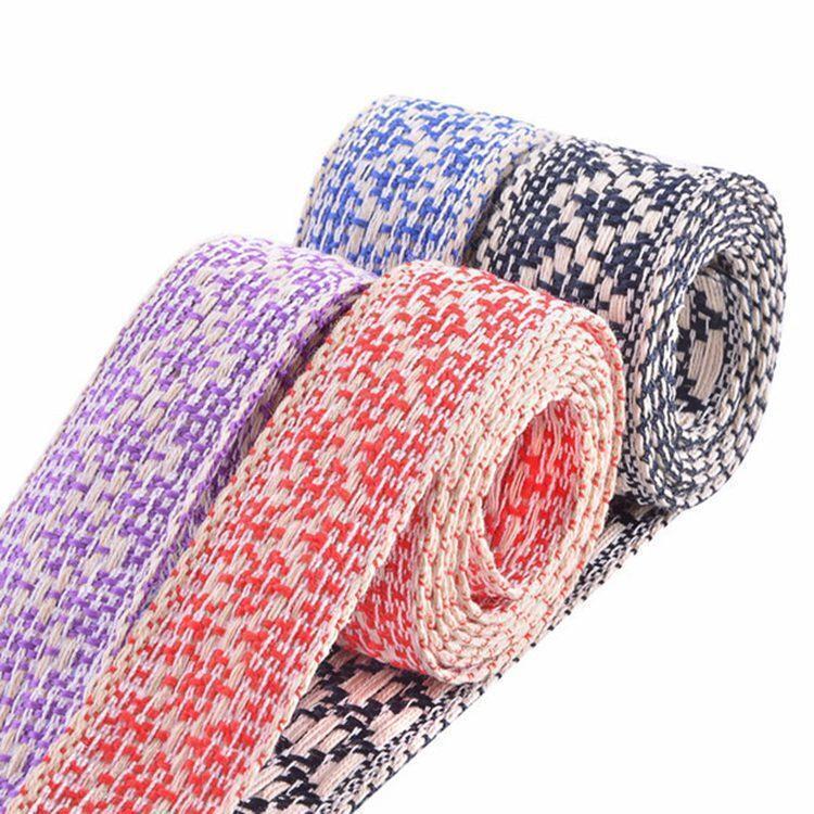 New design pattern poly cotton webbing tape wholesale cotton webbing strap for garment
